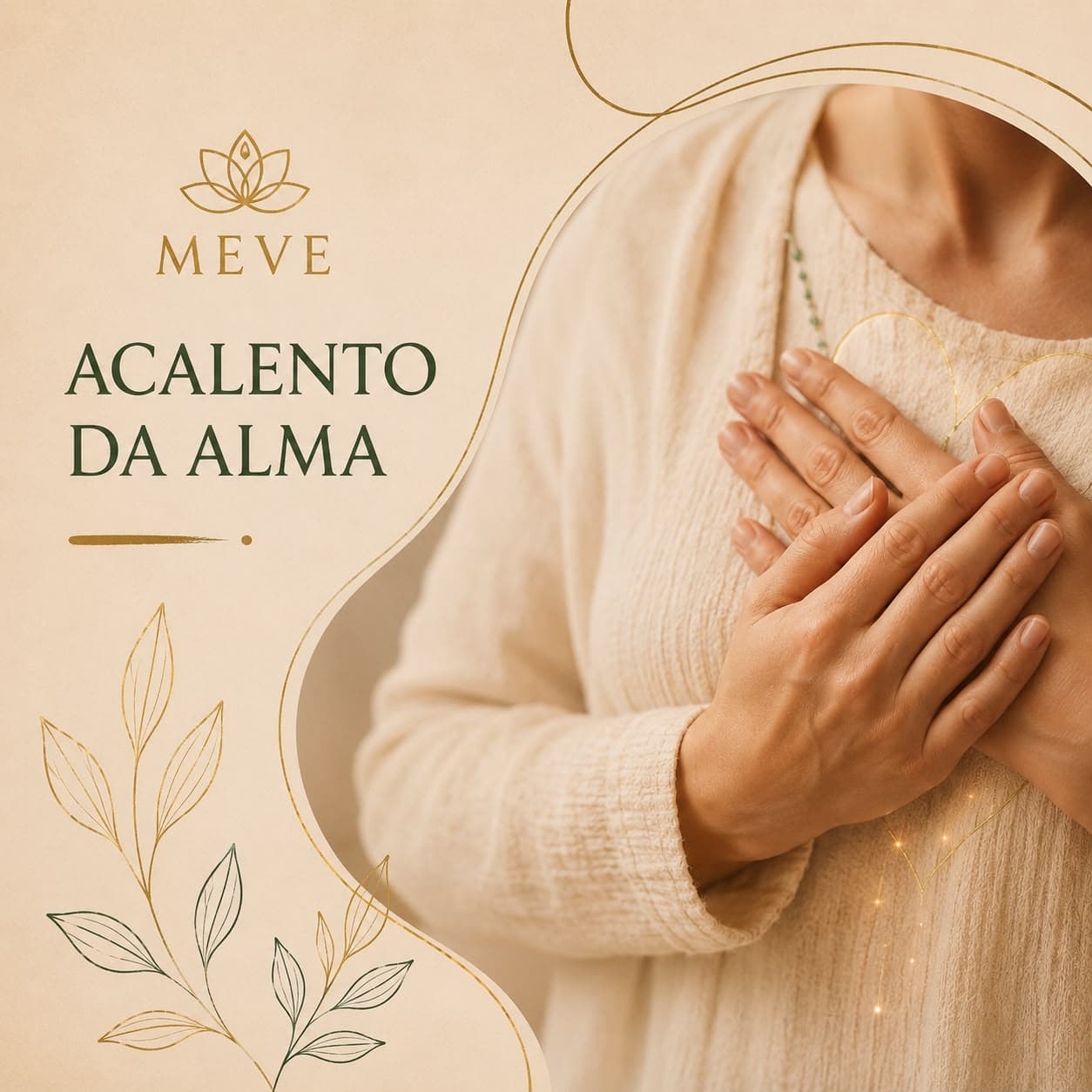 Acalento da Alma: mãos sobre o coração